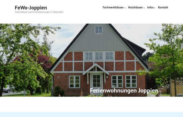 Vorschau von www.fewo-joppien.de, Ferienhäuser Joppien