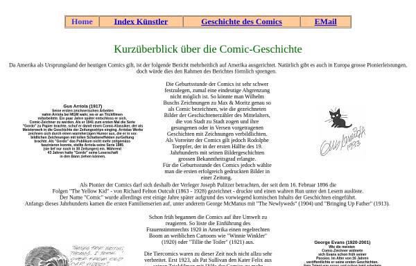 Entstehungsgeschichte des Comic