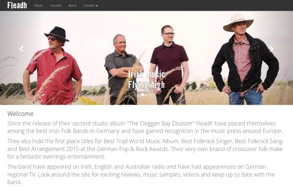 Vorschau von www.fleadh.de, Fleadh - Irish Songs'n'Tunes