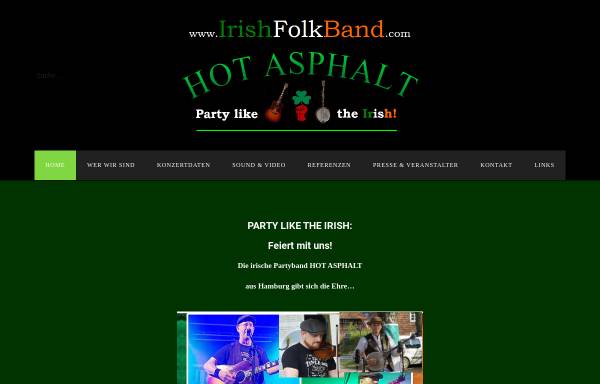 Vorschau von www.irishfolkband.com, Hot Asphalt