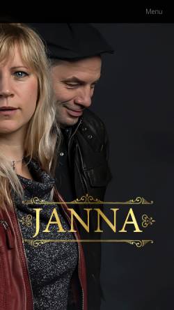 Vorschau der mobilen Webseite www.janna-live.de, Janna
