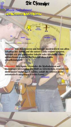 Vorschau der mobilen Webseite www.ofenrohre.de, Die Ofenrohre