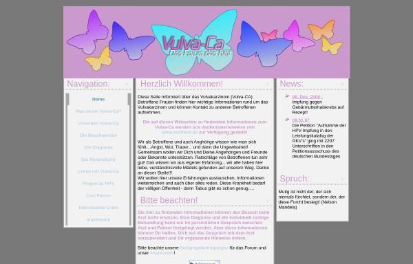 Vorschau von www.vulva-ca.de, Vulva-Ca.de