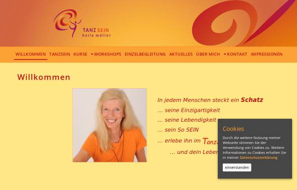 Vorschau von www.karlamueller-tanz.de, TanzSein
