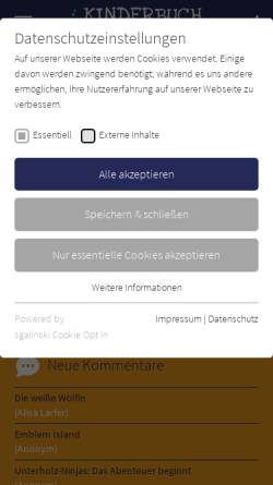 Vorschau der mobilen Webseite www.kinderbuch-couch.de, Isabel Abedi: Leila Schwein schreit NEIN!