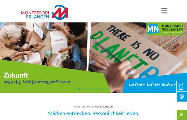 Vorschau von www.montessori-erlangen.de, Montessori-Schule Erlangen