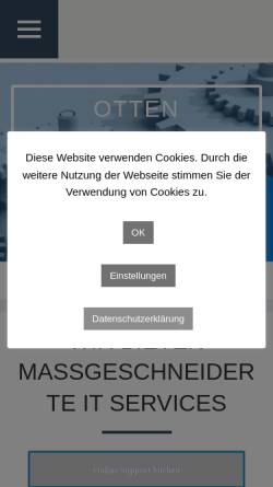 Vorschau der mobilen Webseite www.otten-software.de, Otten Software GmbH