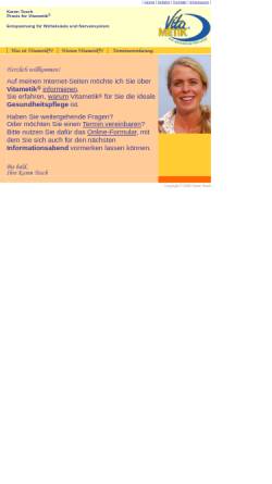 Vorschau der mobilen Webseite www.vitametik-tesch.de, Tesch, Karen - Praxis für Vitametik