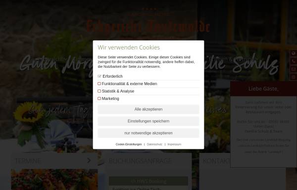 Vorschau von www.tautewalde.de, Landhotel Erbgericht Tautewalde