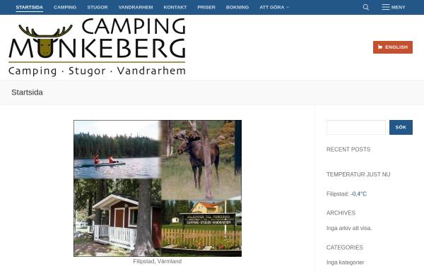 Vorschau von www.munkeberg.com, Munkebergs Camping