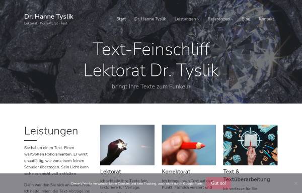 Text-Feinschliff, Inh. Dr. Hannelore Tyslik