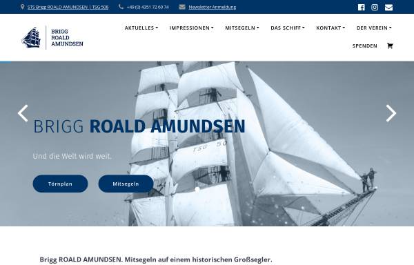 Vorschau von www.sailtraining.de, Roald Amundsen