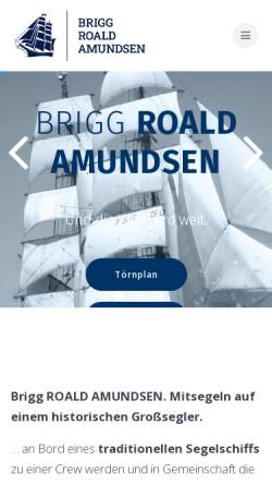 Vorschau der mobilen Webseite www.sailtraining.de, Roald Amundsen