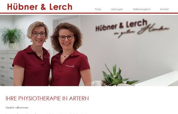 Vorschau von www.physio-artern.de, Physiotherapie Hübner und Lerch