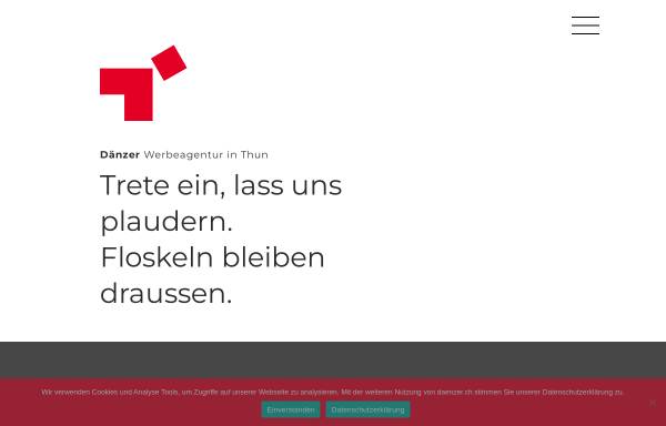 Vorschau von daenzer.ch, Dänzer Werbung