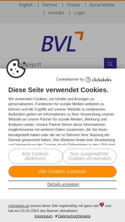 Vorschau der mobilen Webseite www.dla.de, Deutsche Logistik Akademie Bremen (DLA)