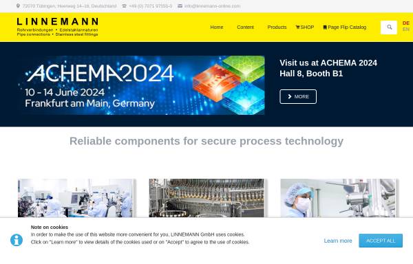 Vorschau von linnemann-online.com, Linnemann GmbH
