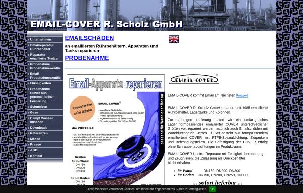 Vorschau von www.email-cover.de, Email-Cover R. Scholz GmbH
