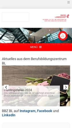 Vorschau der mobilen Webseite gibm.ch, Gewerblich-industrielle Berufsschule Muttenz