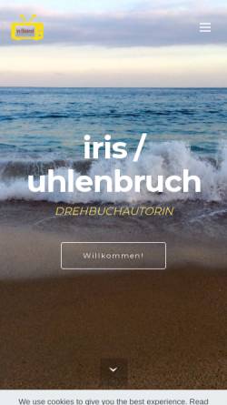 Vorschau der mobilen Webseite www.iris-uhlenbruch.de, Iris Uhlenbruch