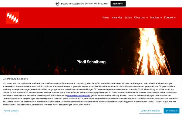 Vorschau von www.schalberg.ch, Pfadfinder Schalberg