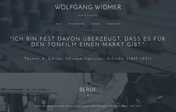 Vorschau von www.wolfgangwidmer.de, Widmer, Wolfgang (D) Berlin