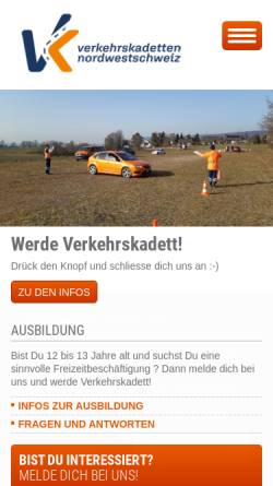 Vorschau der mobilen Webseite www.vk-nws.ch, Verkehrskadetten Nordwestschweiz