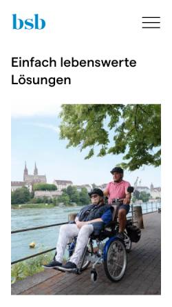 Vorschau der mobilen Webseite www.bsb.ch, BSB Büro-Service Bertschi