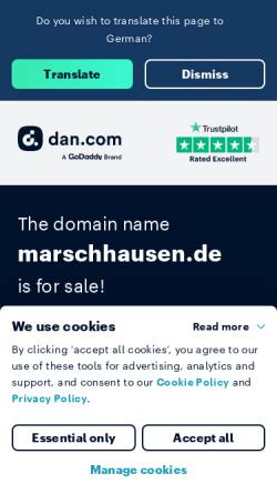 Vorschau der mobilen Webseite marschhausen.de, Latein heute