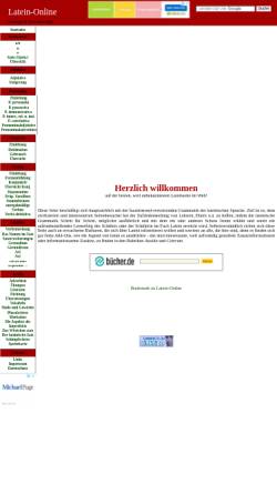 Vorschau der mobilen Webseite www.latein-online.net, Latein-Online