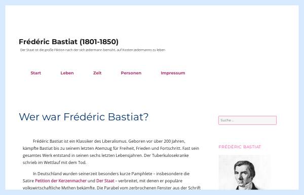 Bastiat, Frédéric
