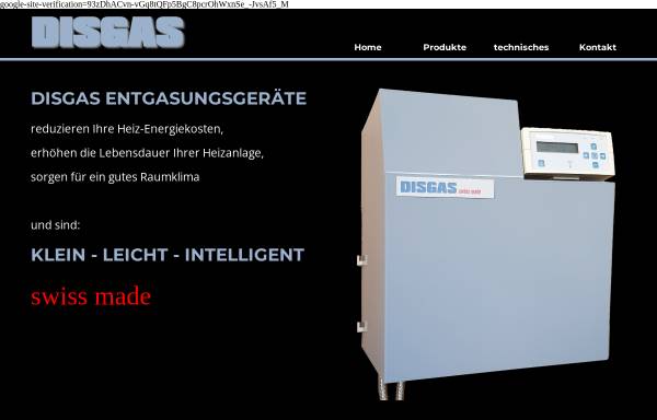 Vorschau von disgas.willys.at, Disgas GmbH, Hölstein