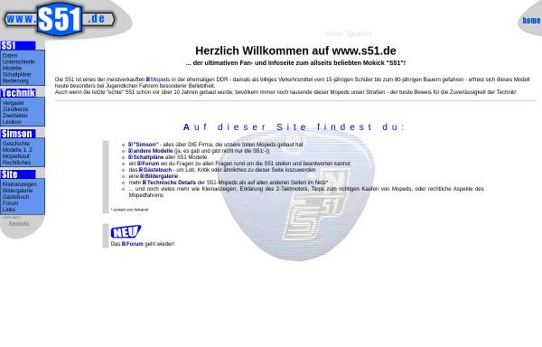 Vorschau von www.s51.de, S51.de - alles über DAS Moped
