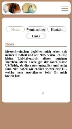 Vorschau der mobilen Webseite www.grifo.ch, Karins Meerschweinchen