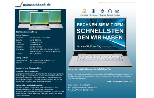 Vorschau von laptop-leihen.de, Service Kiosk IT Consulting GmbH