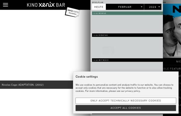 Vorschau von www.xenix.ch, Kino Xenix
