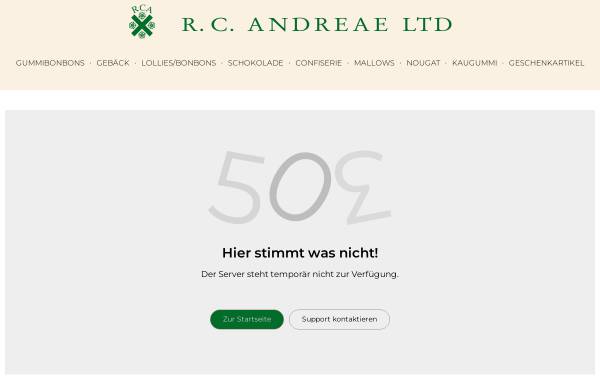 Vorschau von www.rca.ch, R.C. Andreae Ltd, Arlesheim