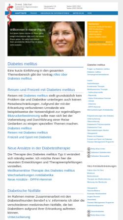 Vorschau der mobilen Webseite www.doktorkarl.de, Karl. Dr. med. Jutta