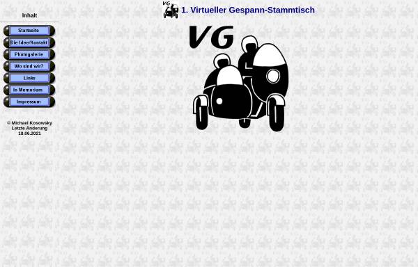 Vorschau von www.gespannstammtisch.de, Virtueller Gespannstammtisch (VG)