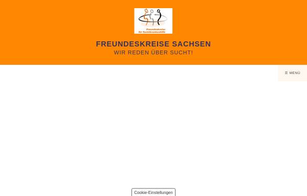 Vorschau von www.freundeskreise-landesverband-sachsen.de, Landesverband der Freundeskreise für Suchtkrankenhilfe Sachsen e.V.