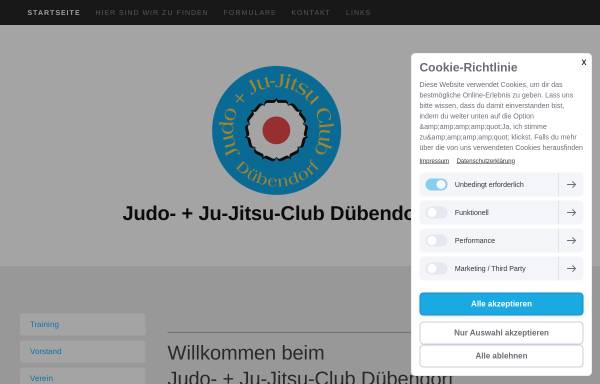 Vorschau von www.jjcd.ch, Judo + Ju-Jitsu-Club Dübendorf