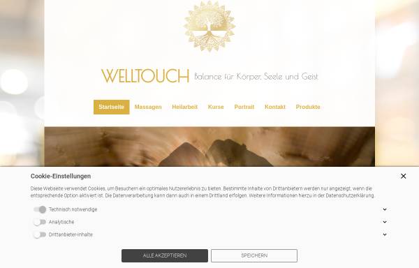 Vorschau von www.welltouch.ch, WELLTOUCH Massage