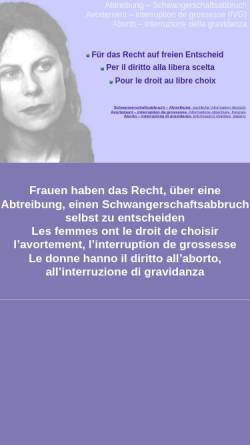 Vorschau der mobilen Webseite www.svss-uspda.ch, Abtreibung - Schwangerschaftsabbruch