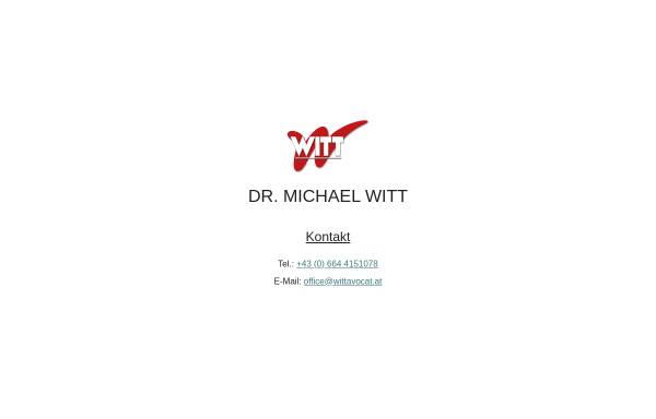 Vorschau von www.wittavocat.at, Rechtsanwalt Witt & Partner