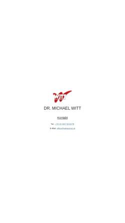 Vorschau der mobilen Webseite www.wittavocat.at, Rechtsanwalt Witt & Partner