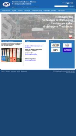 Vorschau der mobilen Webseite www.ra-semlitsch-klobassa.at, Rechtsanwälte Semlitsch und Klobassa