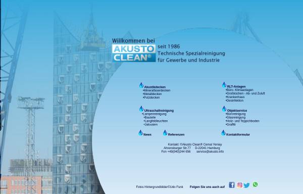 Vorschau von www.akusto.info, Akusto Clean