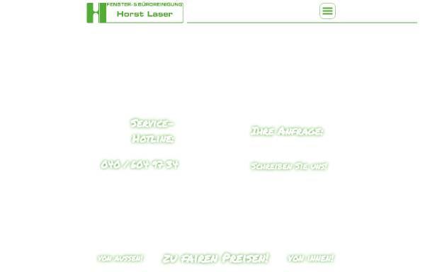 Vorschau von www.horst-laser.de, Fenster- und Büroreinigung Horst Laser