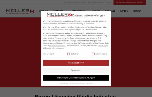 Vorschau von www.kunststoffe-mueller.de, Müller Kunststofferzeugnisse