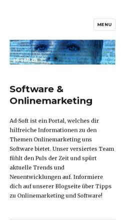 Vorschau der mobilen Webseite www.ad-soft.ch, Andrew